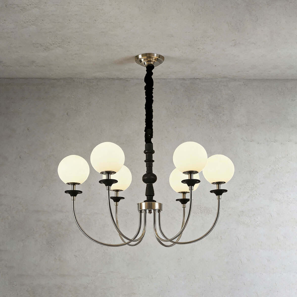 Lomeza Mid-Century Chandelier | 3/6/8-Light Gold or Chrome Sputnik Design