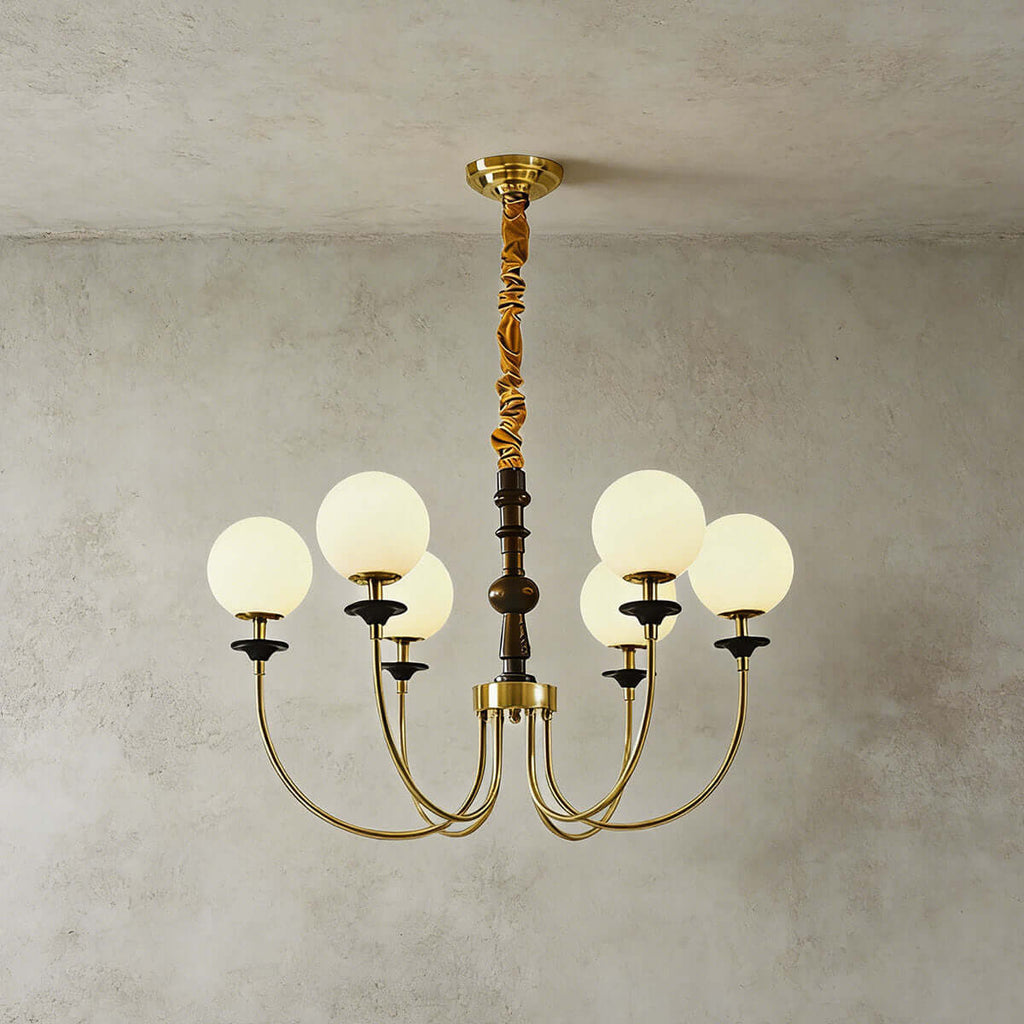 Lomeza Mid-Century Chandelier | 3/6/8-Light Gold or Chrome Sputnik Design