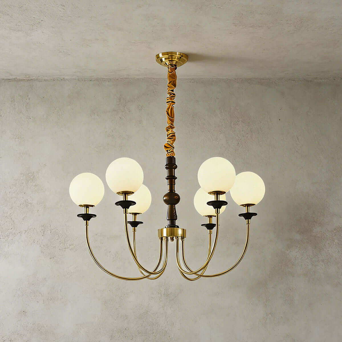 Lomeza Mid-Century Chandelier | 3/6/8-Light Gold or Chrome Sputnik Design