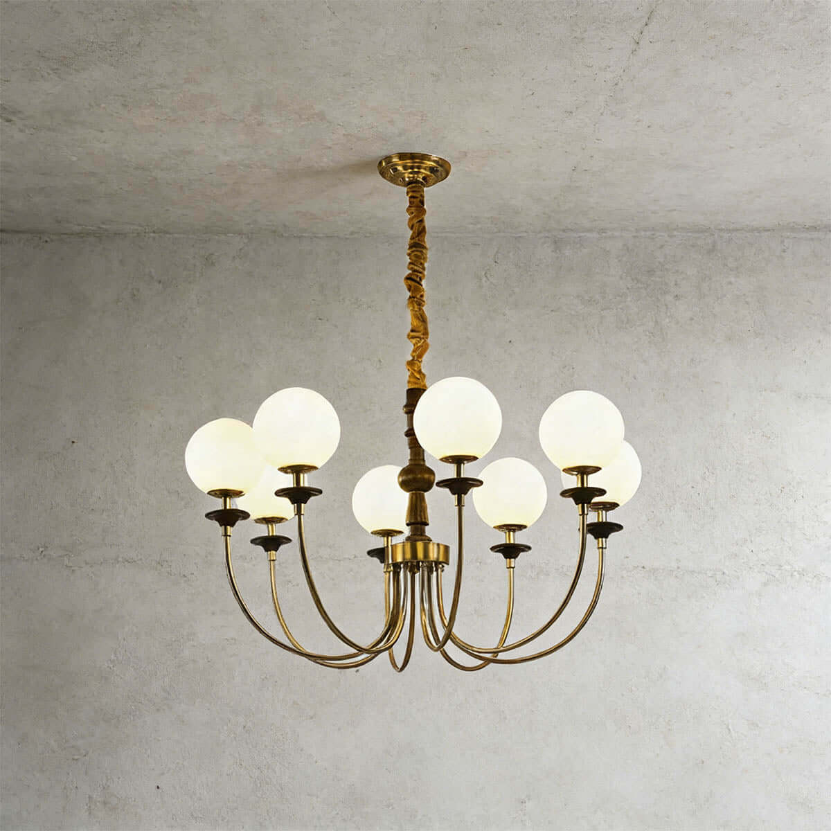 Lomeza Mid-Century Chandelier | 3/6/8-Light Gold or Chrome Sputnik Design