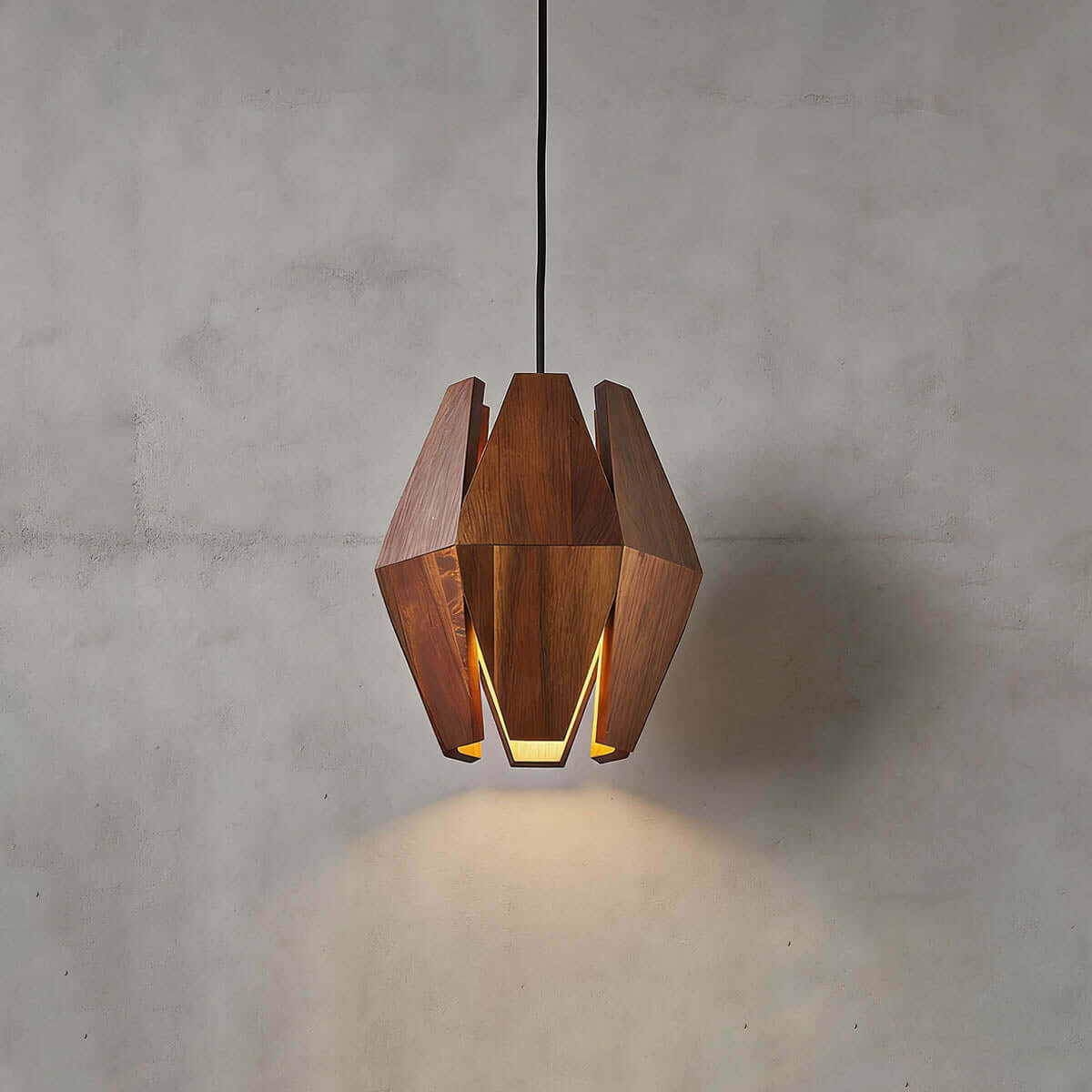 Lunexi Wood Pendant Light | Multi-Form Scandinavian Hanging Lamp