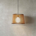 Lurevo Boho Wood Pendant Lamp | Multi-Size Hanging Island Light