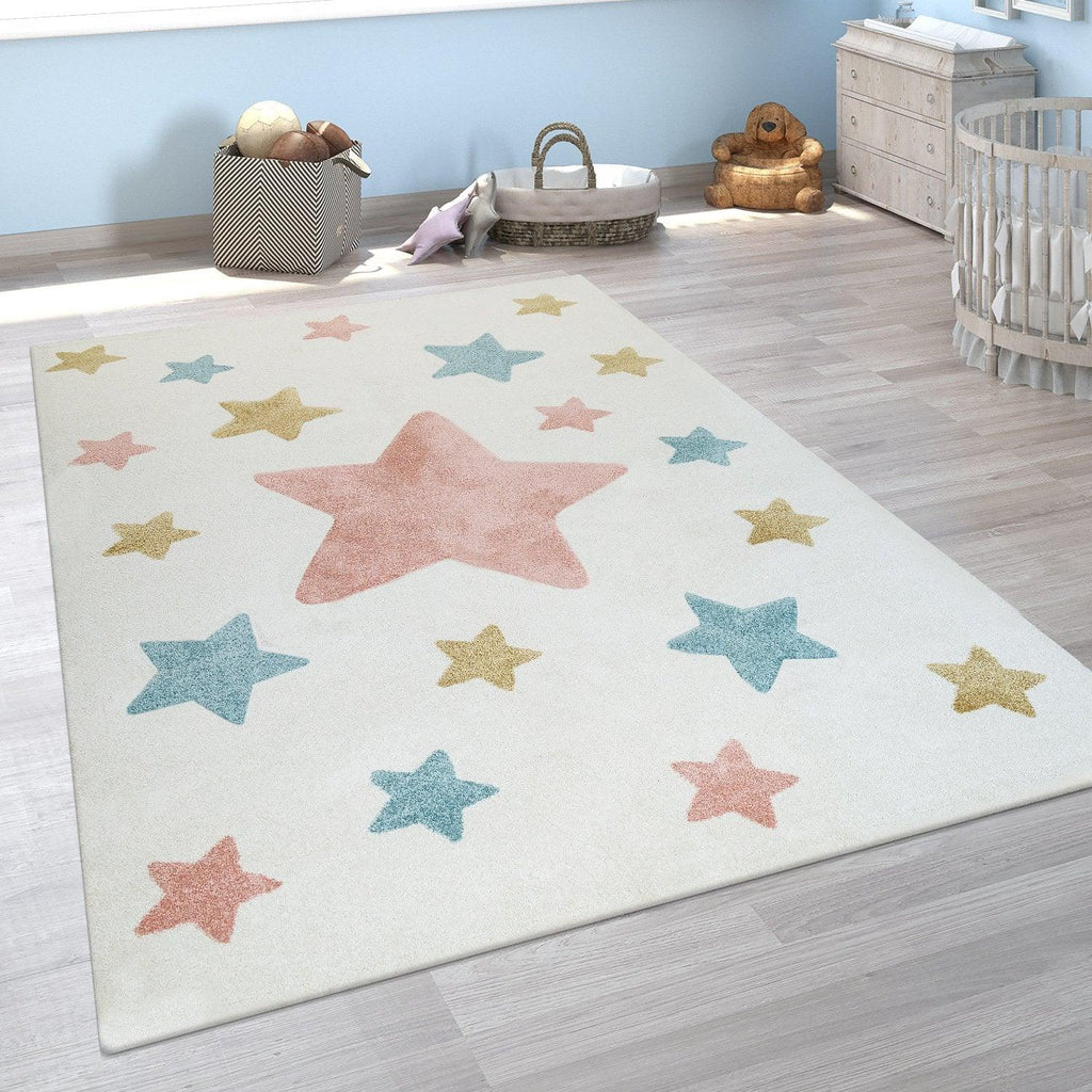 Kids Colorful Stars Rug