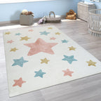Kids Colorful Stars Rug