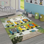 Jungle Train Ride Rug