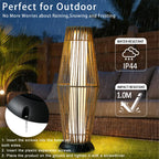 Outdoor Floor Lamp 2 Piece Solar Powered