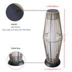 Outdoor Floor Lamp 2 Piece Solar Powered