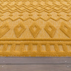 Livorno Yellow Trellis Outdoor Rug