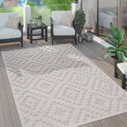 Livorno Cream Trellis Outdoor Rug