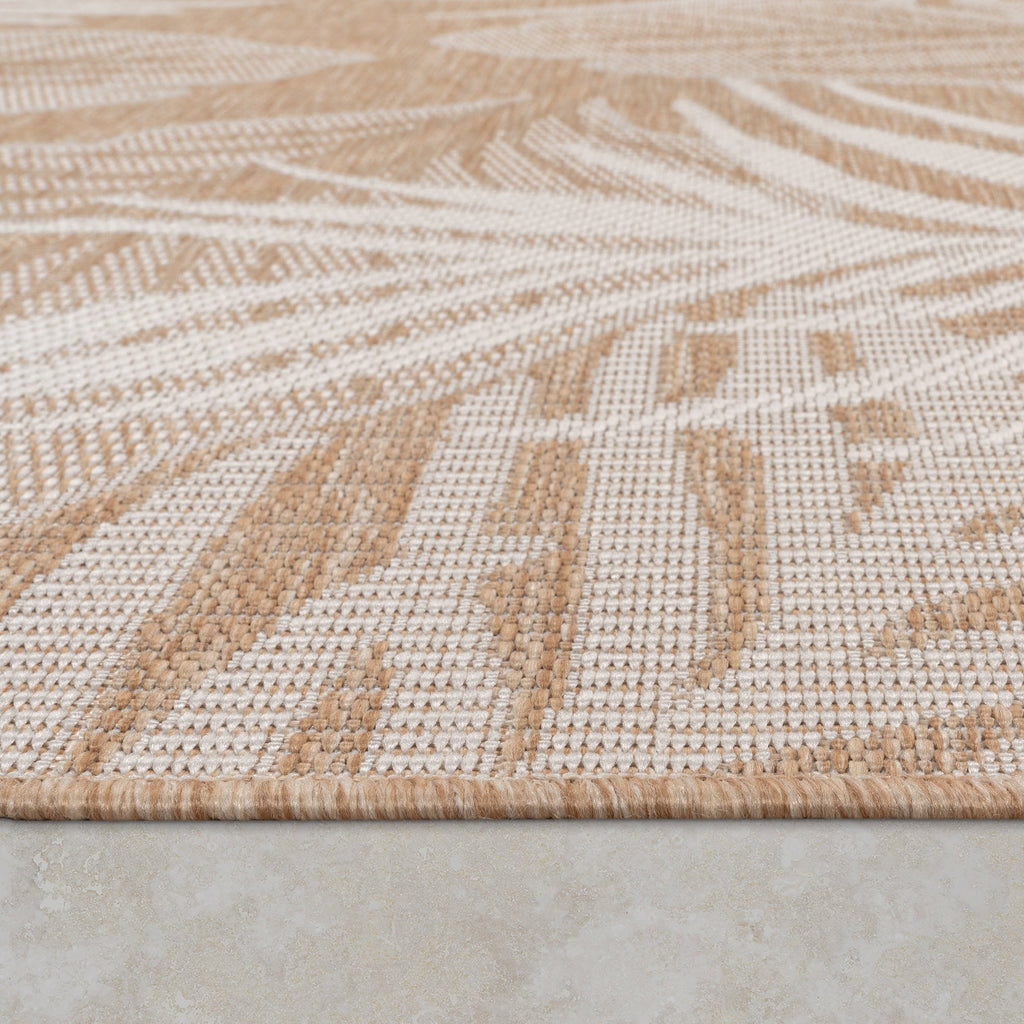 Outdoor Rug Captera with Leaves Design