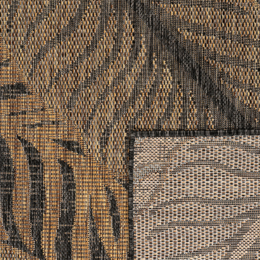 Outdoor Rug Captera with Leaves Design