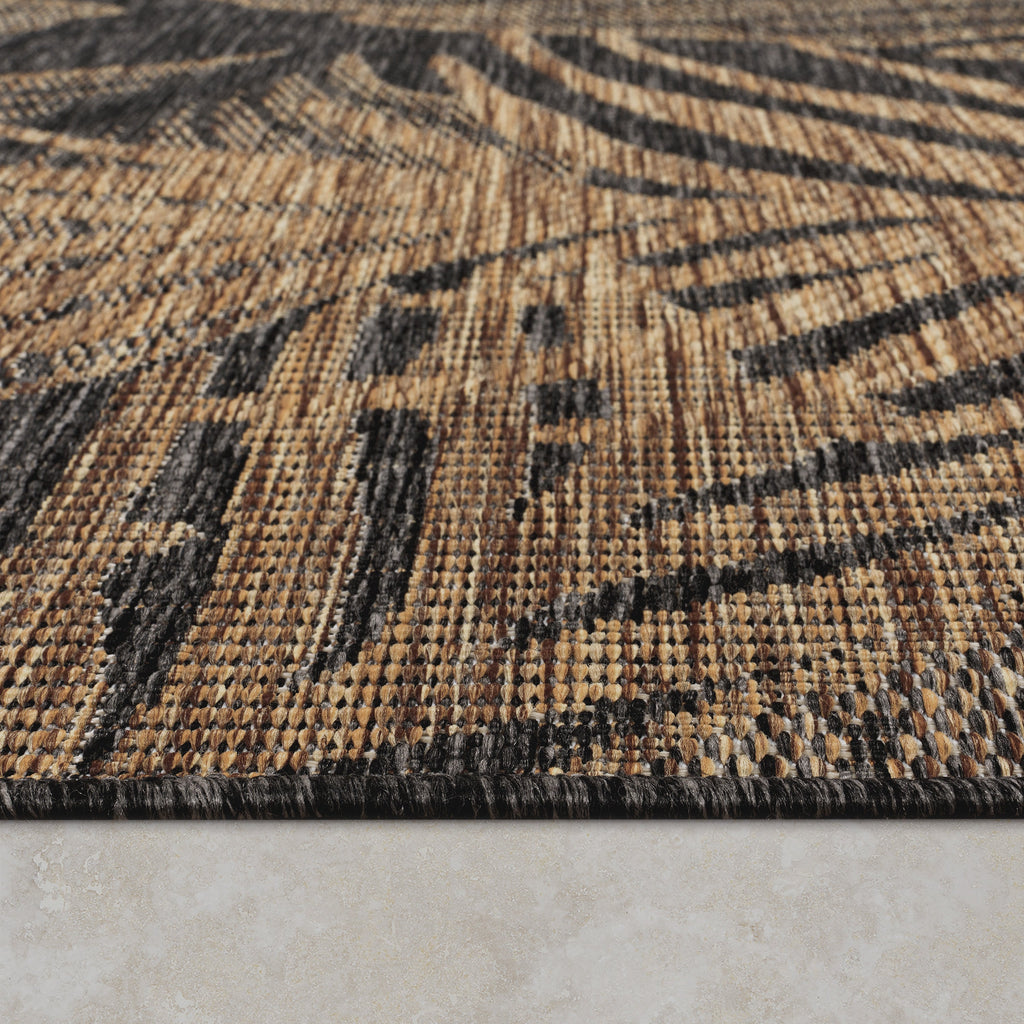 Outdoor Rug Captera with Leaves Design