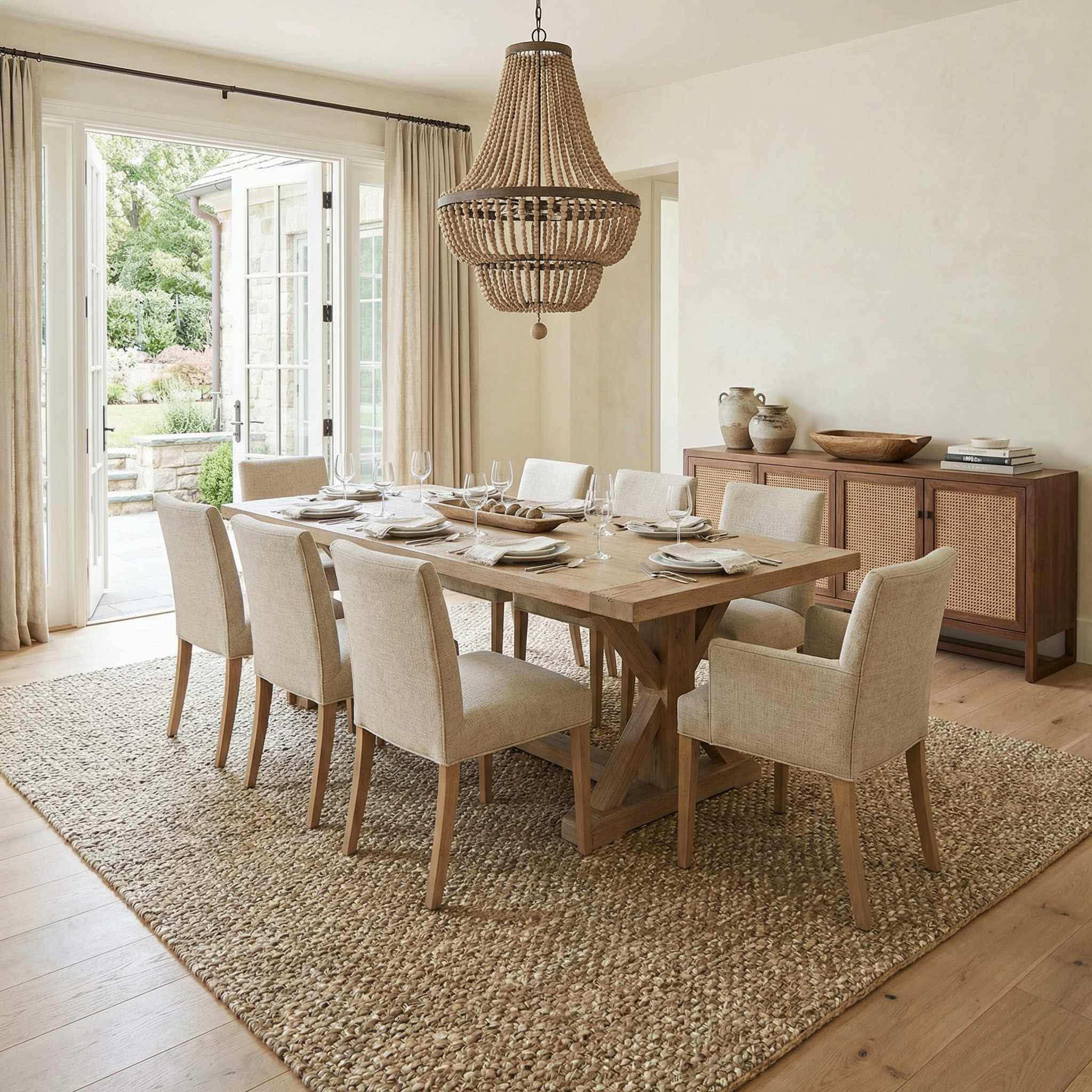 Caspar Hand Woven Jute Area Rug