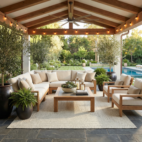 Bargo Braided Faux Jute Outdoor Rug