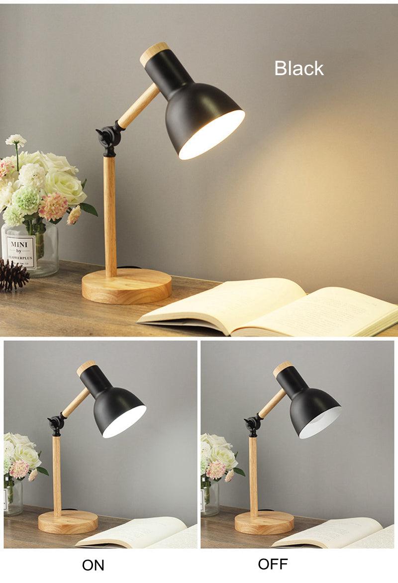 Wooden Desk Lamp