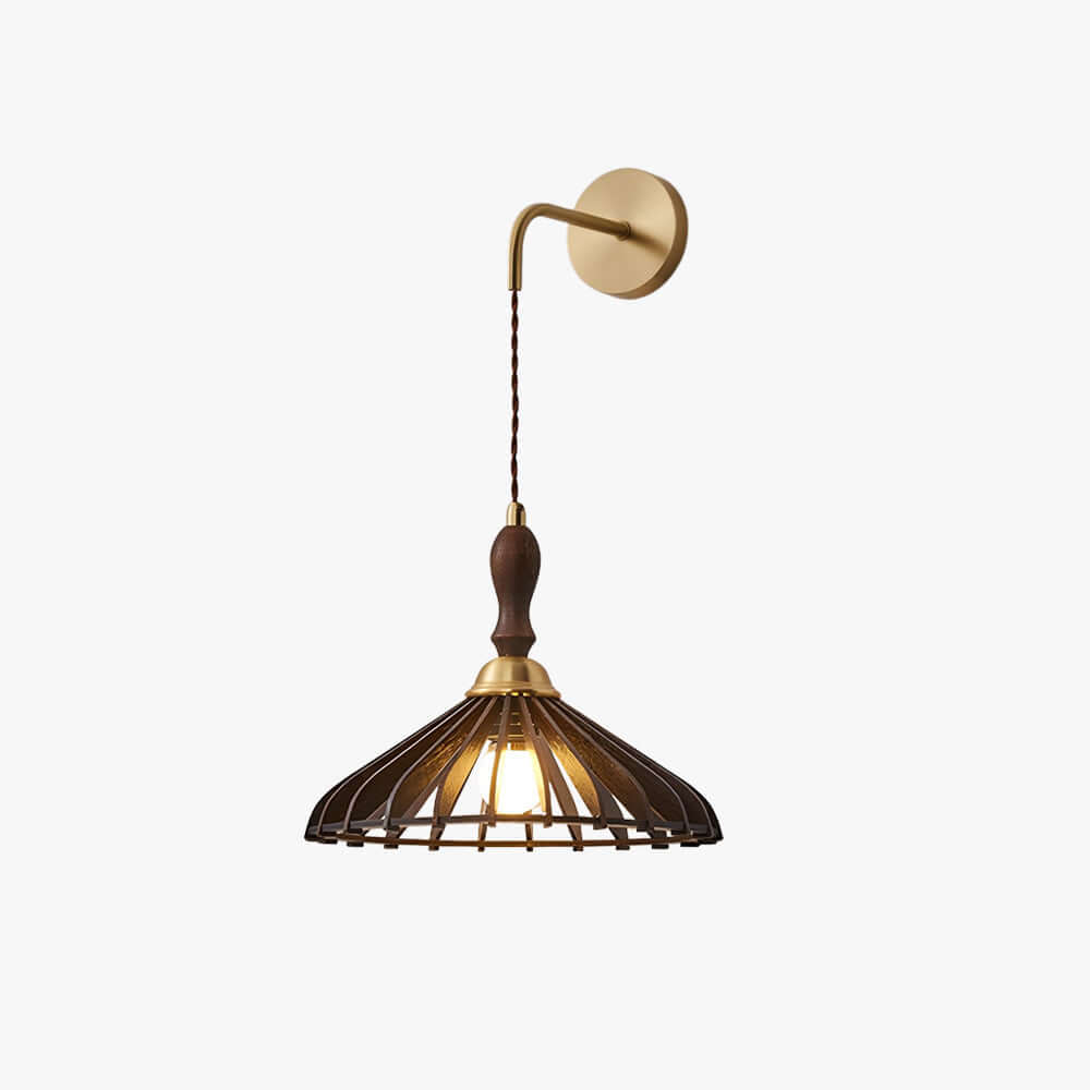 Qarelo Wood Wall Light | Large Bedside Lounge Sconce