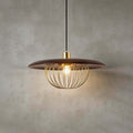 Qinero Large Wood Pendant Lamp | Japandi Statement Dining Light