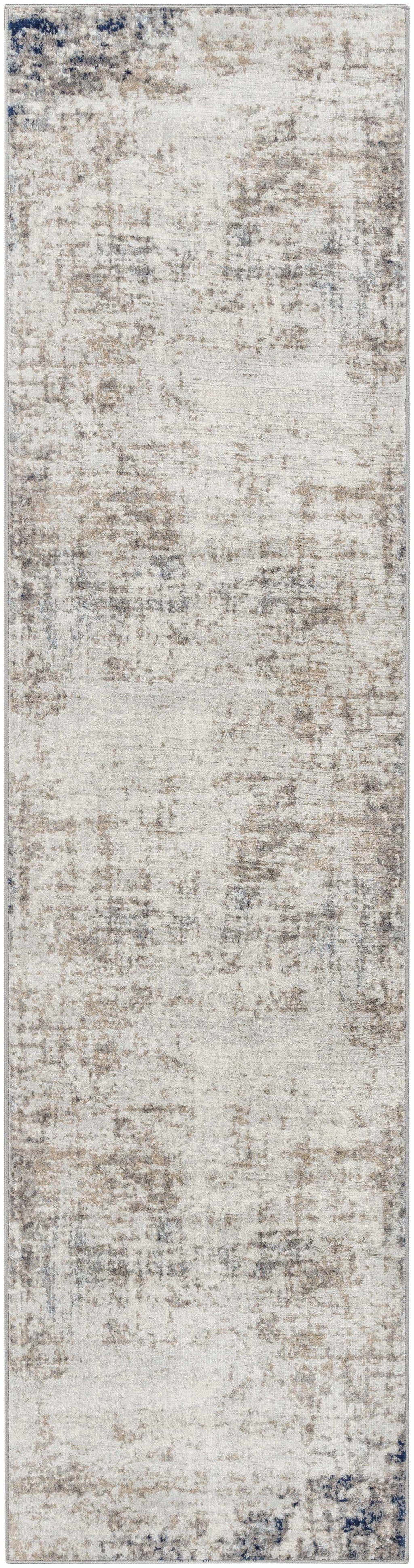 Alcove Abstract Area Rug | Neutral & Blue Tones