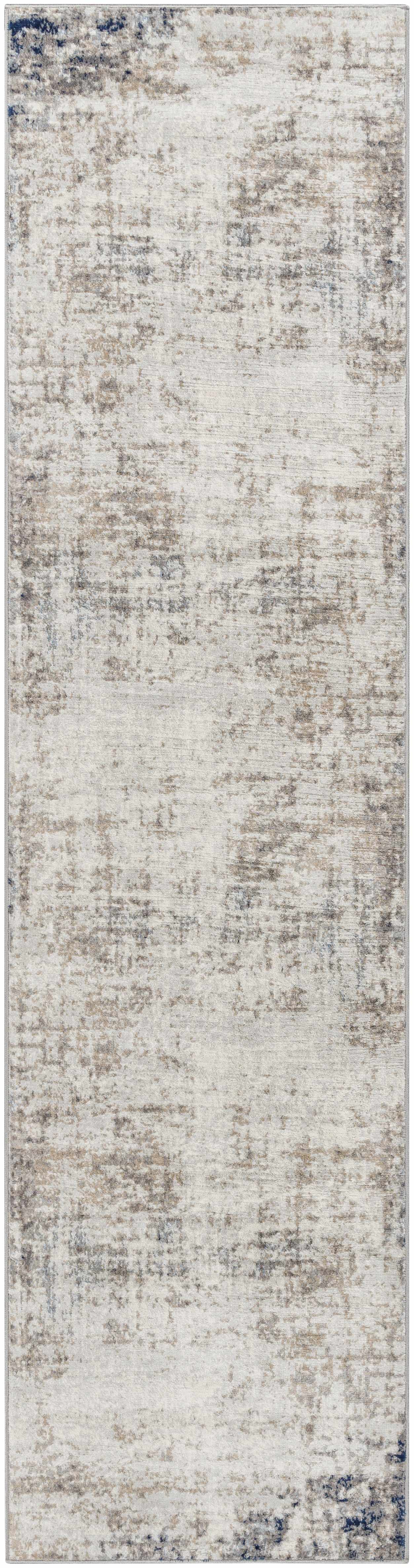Alcove Abstract Area Rug | Neutral & Blue Tones
