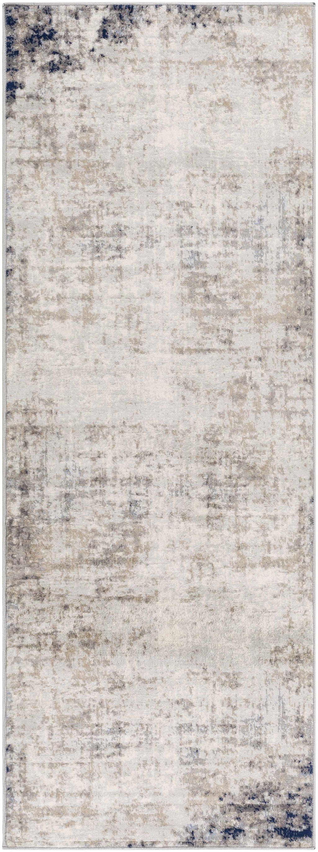 Alcove Abstract Area Rug | Neutral & Blue Tones