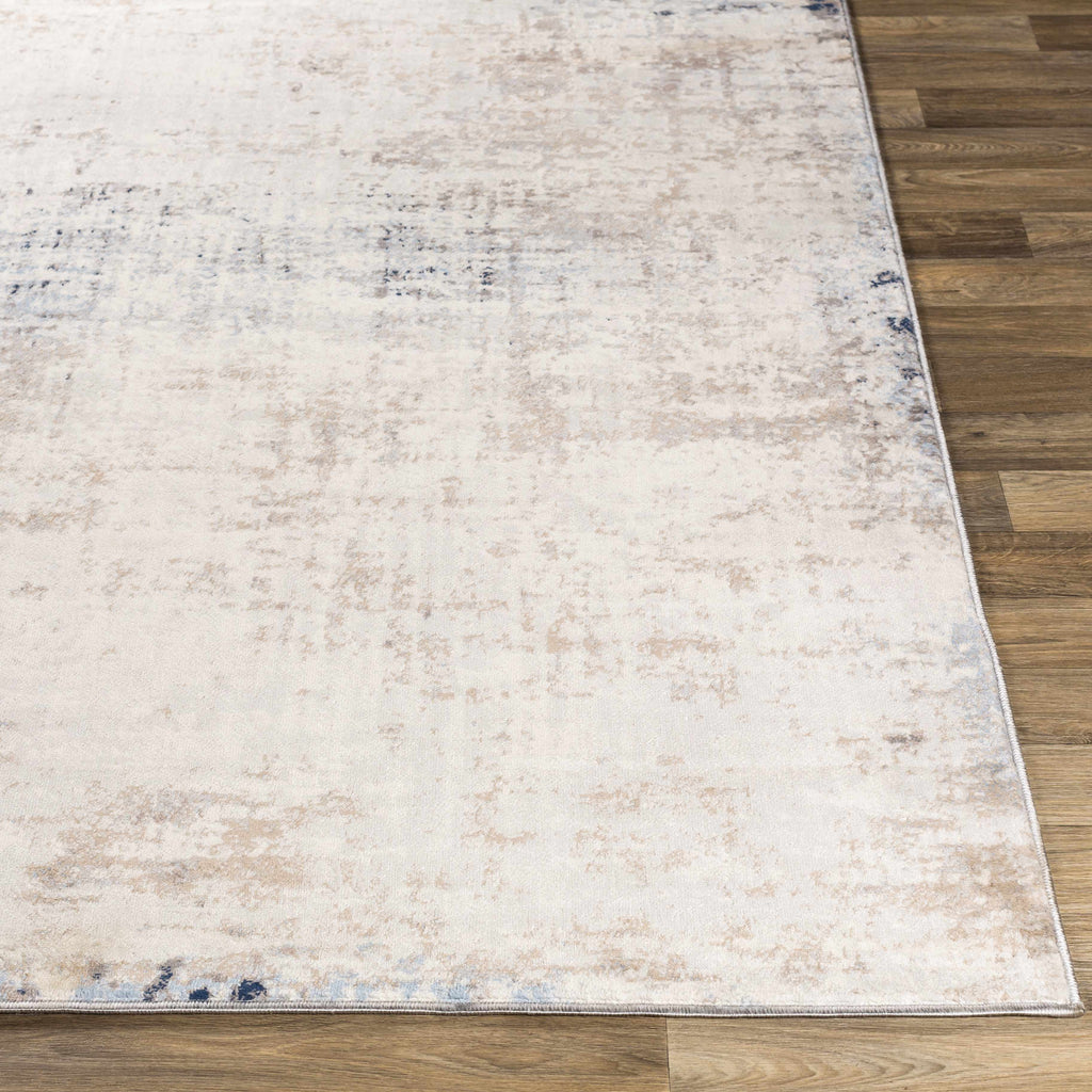 Alcove Abstract Area Rug | Neutral & Blue Tones
