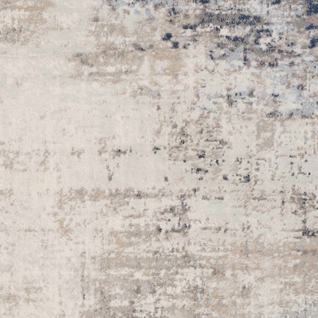 Alcove Abstract Area Rug | Neutral & Blue Tones