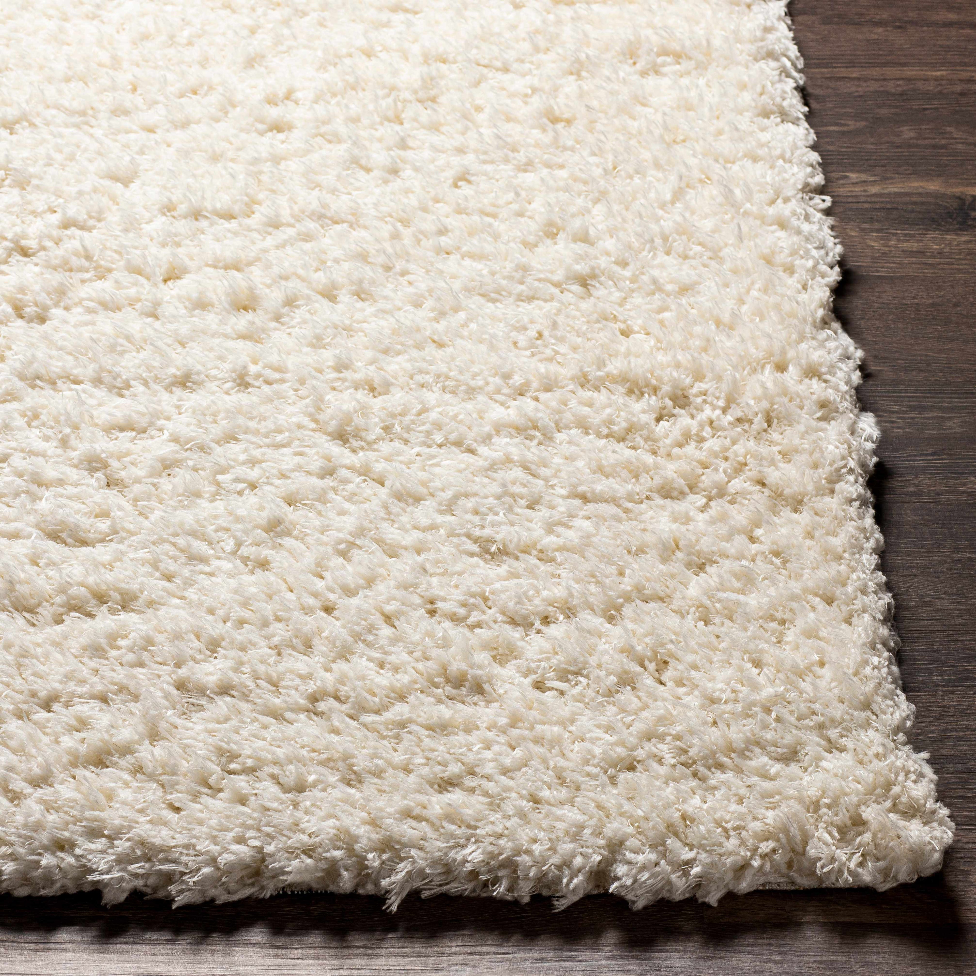 Siari Solid Cream Plush Rug | Ultra-Soft Deep Pile Area Rug – Boutique Rugs