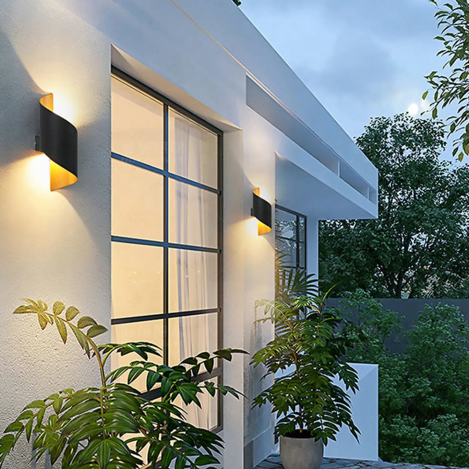 Outdoor Wall LED Lamp with Sleek Waterproof Design