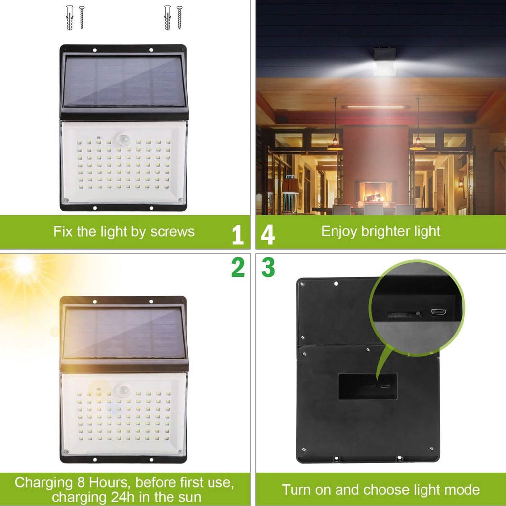 Solar Outdoor Wall Lamps