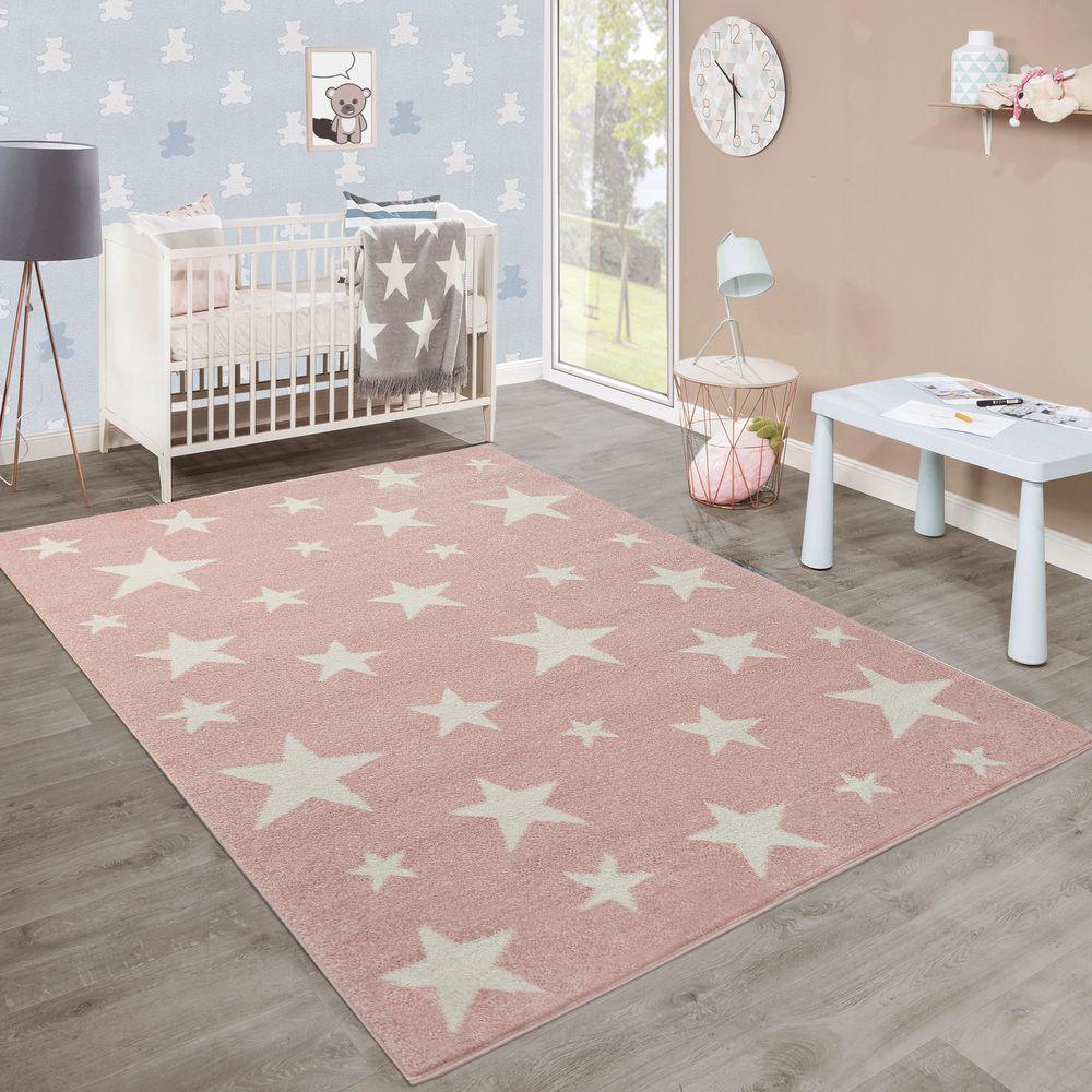 Pink Stars Rug