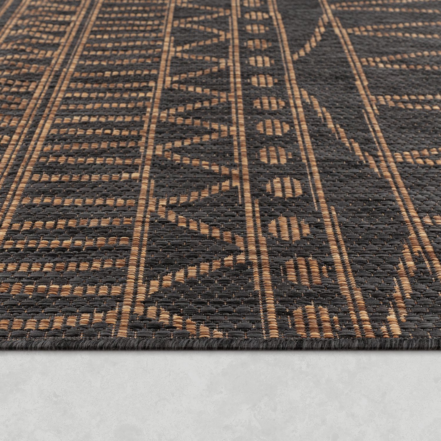 Outdoor Rug Modern Ethnic Pattern