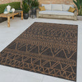 Outdoor Rug Modern Ethnic Pattern