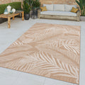 Outdoor Rug Captera with Leaves Design