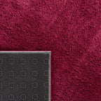 Red Velvet Area Rug