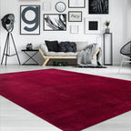 Red Velvet Area Rug