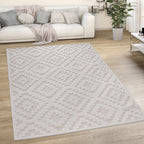 Livorno Cream Trellis Outdoor Rug