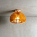 Toravi Wood Ceiling Light | Scandinavian Flush Mount 5-Size Design