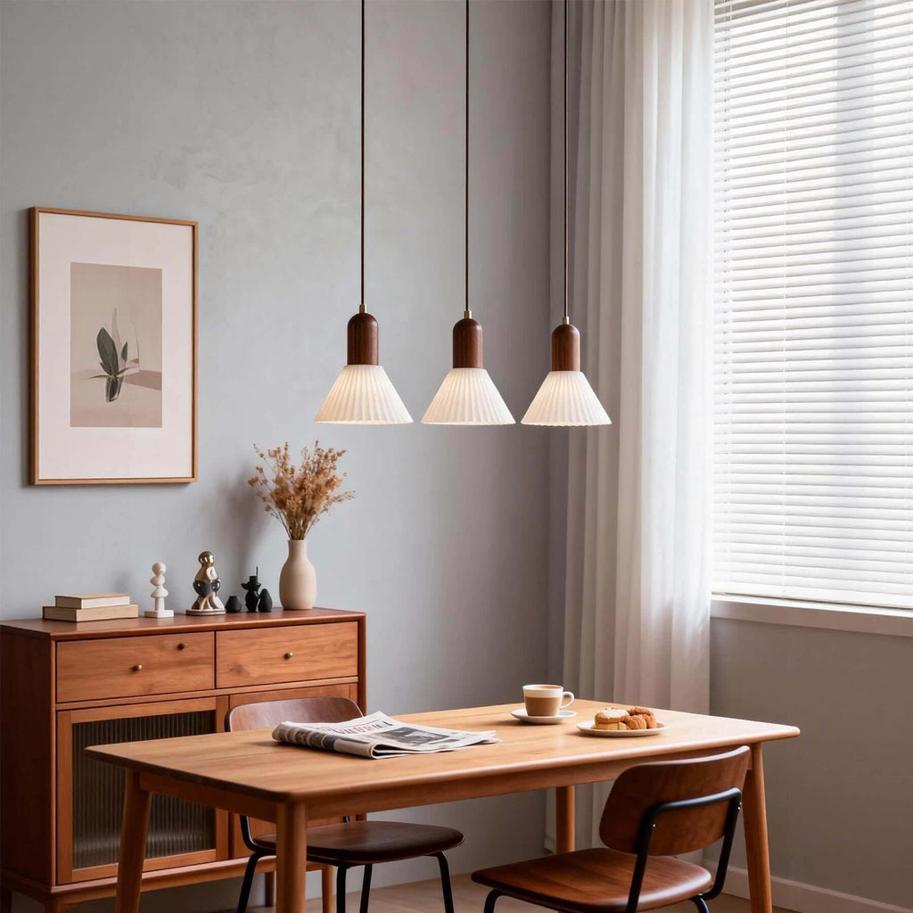 Tovixa Milk Glass Pendant Lamp | Scandinavian Bathroom Vanity Light