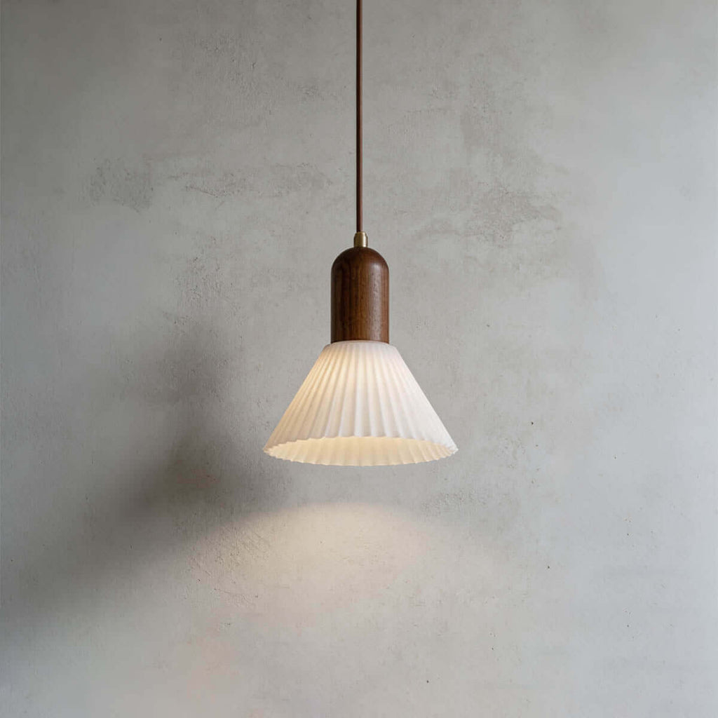 Tovixa Milk Glass Pendant Lamp | Scandinavian Bathroom Vanity Light