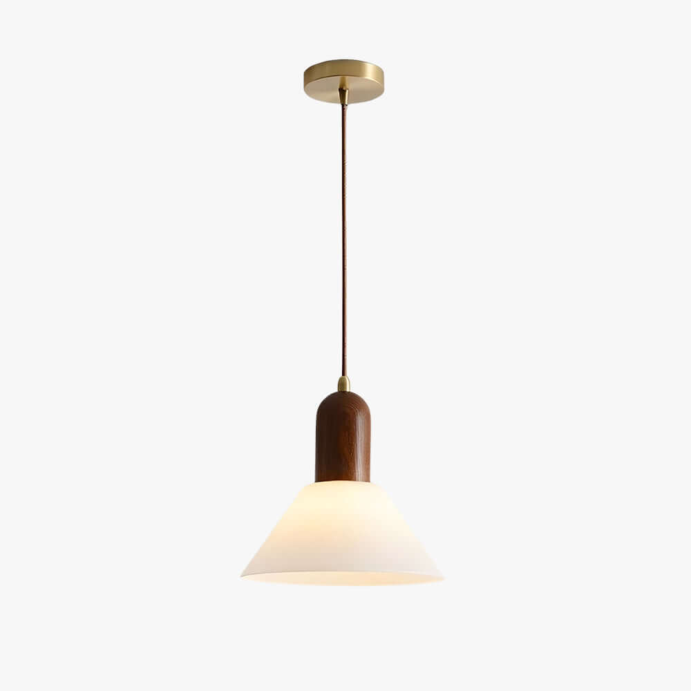 Tovixa Milk Glass Pendant Lamp | Scandinavian Bathroom Vanity Light