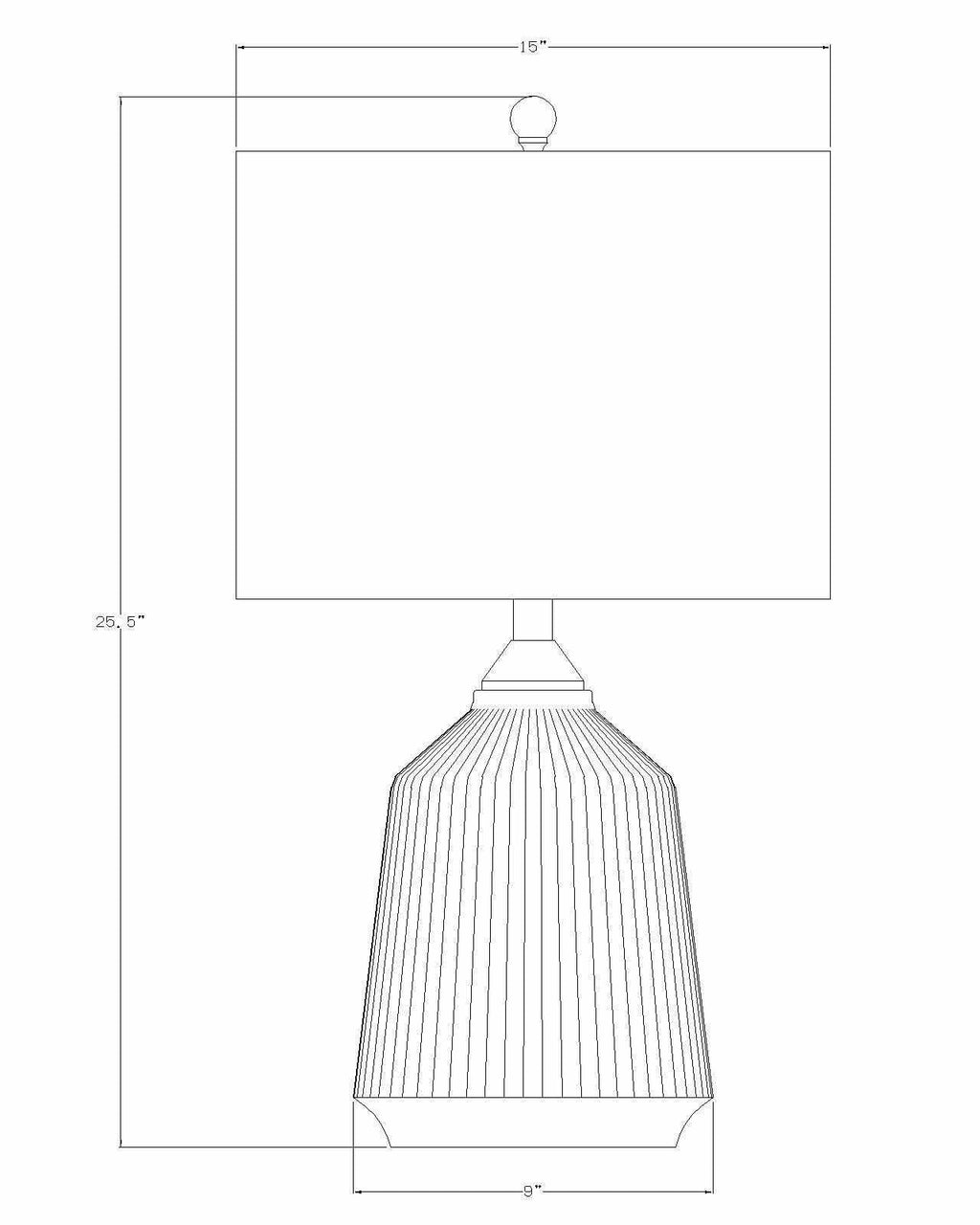 Tramutola Ceramic Table Lamp