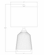 Tramutola Ceramic Table Lamp