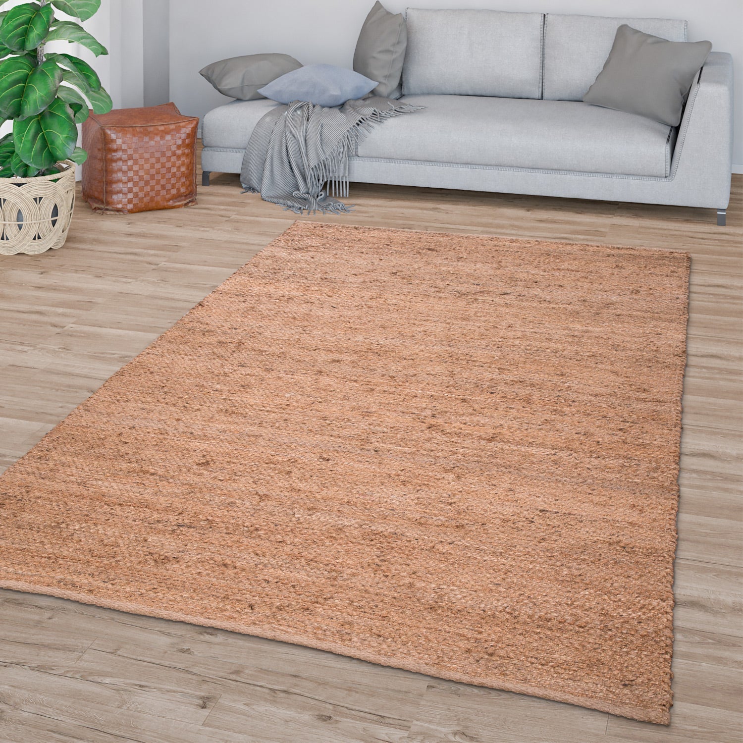 Kaia Hand-Woven Jute Area Rug