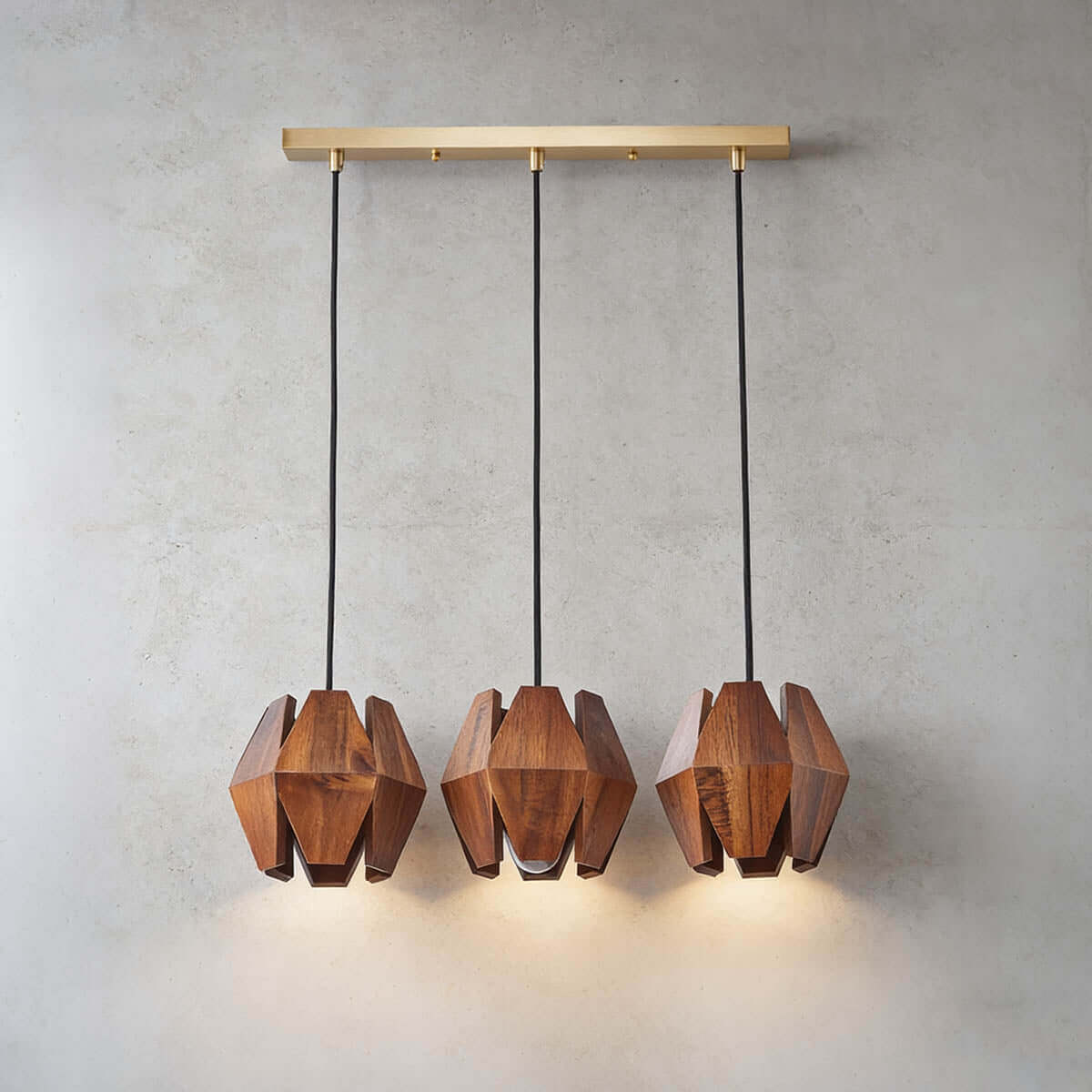 Lunexi Wood Pendant Light | Multi-Form Scandinavian Hanging Lamp