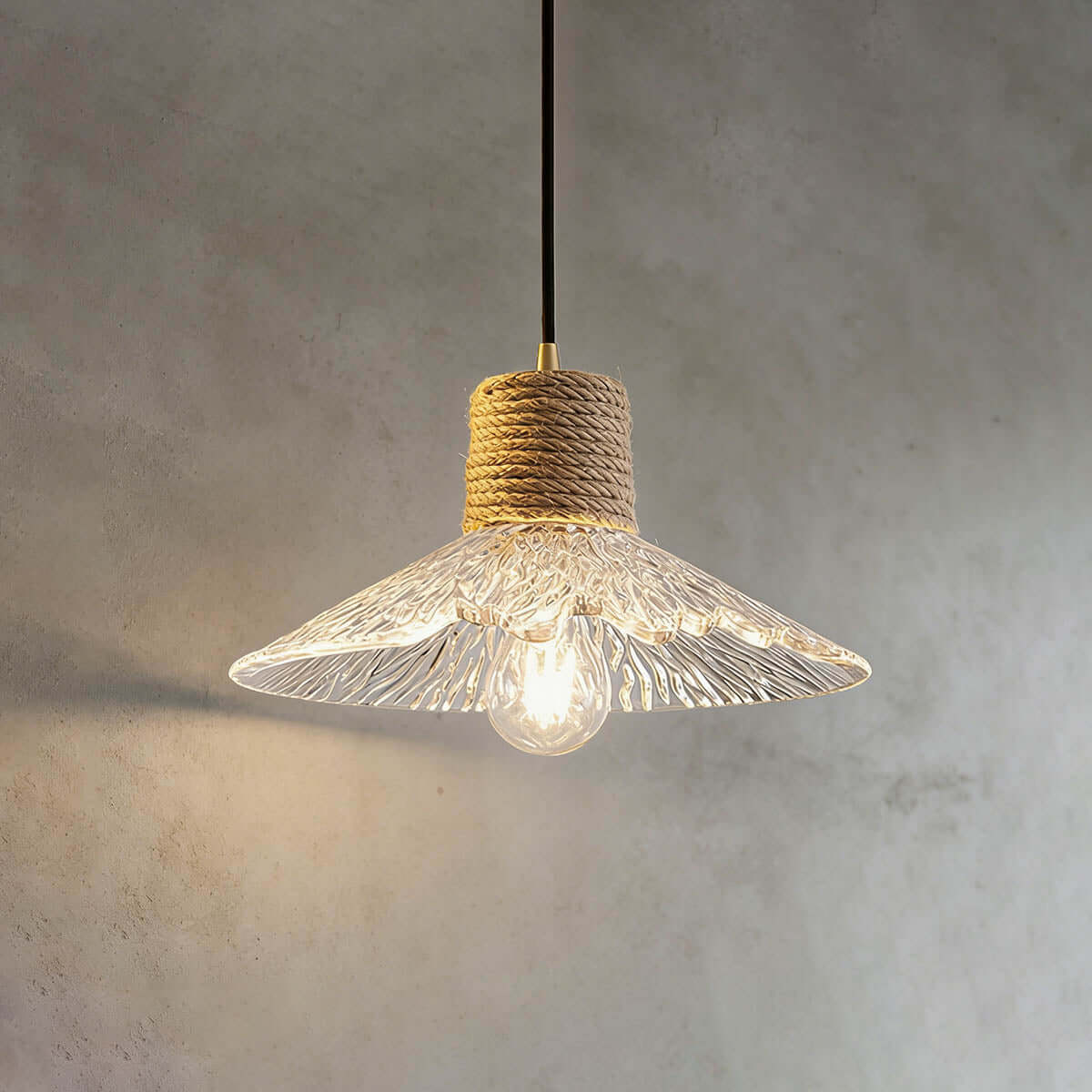 Xalivo Glass & Wood Pendant Lamp | Wabi-Sabi Multi-Model Hanging Light